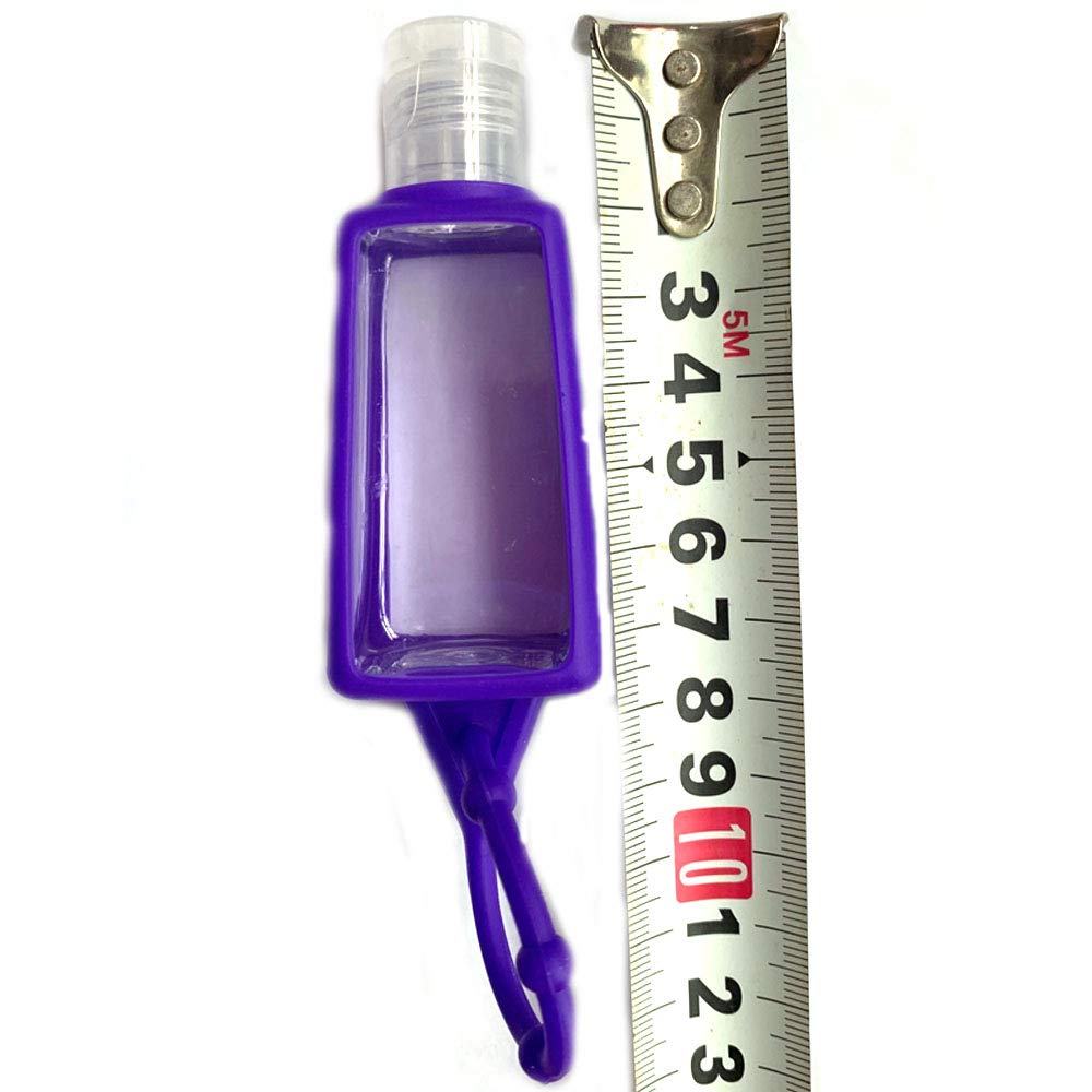 5Pcs/Pack 30ml Empty Silicone Bottles Portable Travel Containers Hanging Case Refillable Travel Accessories (30mlx5)