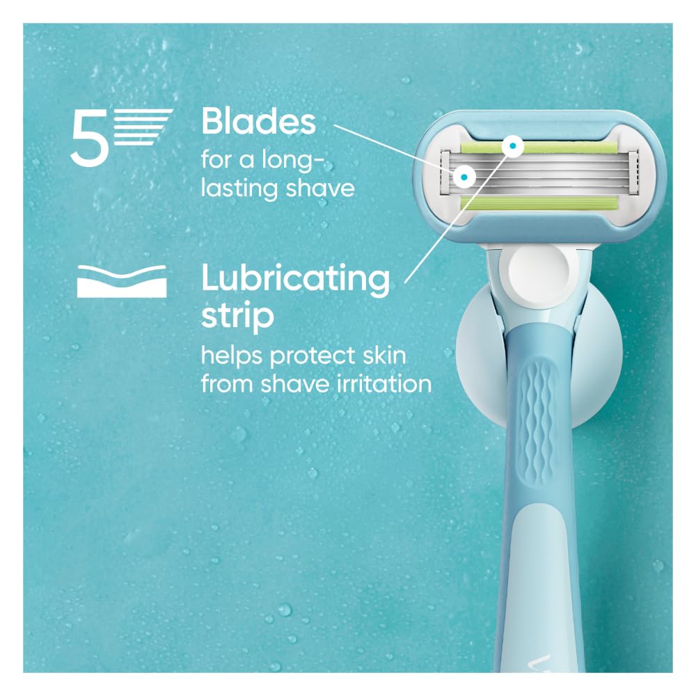 Gillette Venus Extra Smooth Womens Razor Blade Refills, 6 Count, Designed for a Close, Smooth Shave