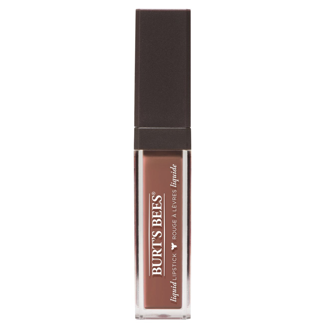 Burt's Bees 100% Natural Glossy Liquid Lipstick, Sandy Seas, 1 Tube