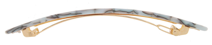 South Sea : France Luxe Scalloped Long and Skinny Barrette - South Sea