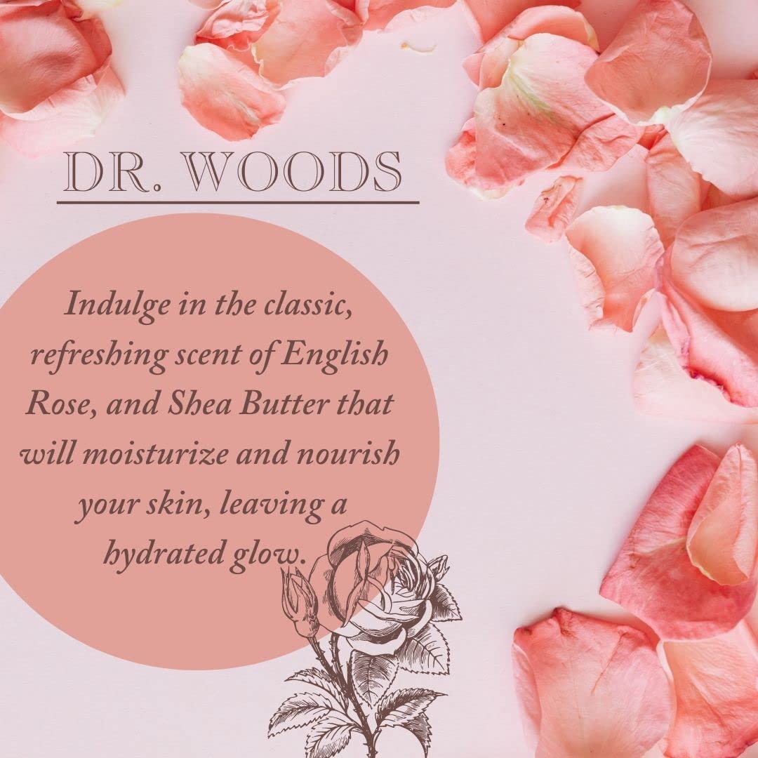 Dr. Woods Dr. woods skin Illuminating English Rose bar soap with organic shea butter, 5.25 ounce (pack of 3)
