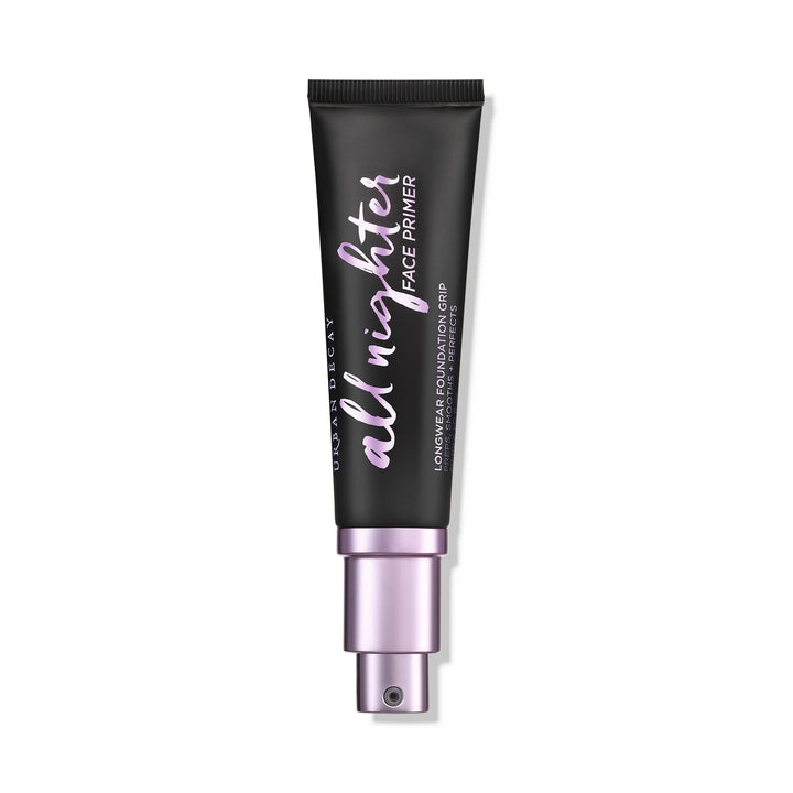 Urban Decay All Nighter Longwear Face Primer (Full Size), Smoothing & Hydrating Base for Foundation Face Makeup, Sheer & Lightweight, for All Skin Types, Vegan, Cruelty-free - 1 fl oz