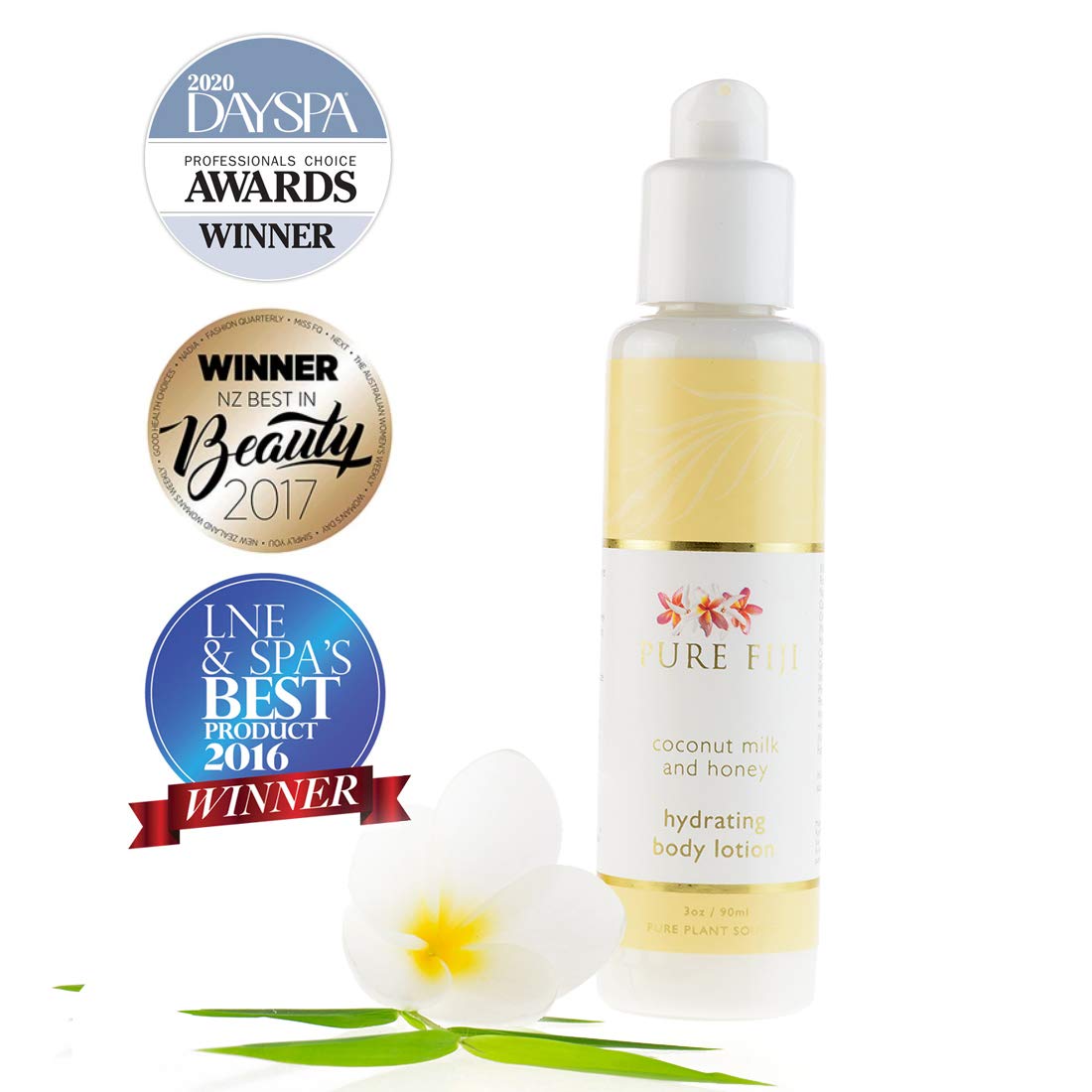 Pure Fiji Hydrating Body Lotion Coconut Milk and Honey Travel Size, 3 Ounce