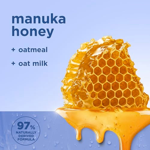 SheaMoisture Bar Soap Manuka Honey Oatmeal 4 Count Smoothing & Exfoliating Smooth and Exfoliating bar soap with 24h shea moisture nutrients for Healthy, Glowing Skin 8 oz