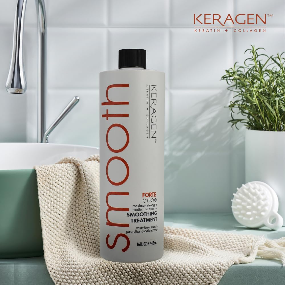 Keragen, Hair Smoothing Treatment, Forte, 16oz