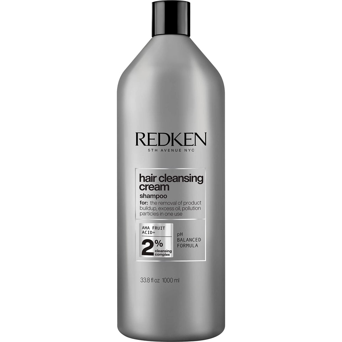 Redken Hair Cleansing Cream Clarifying Shampoo | For All Hair Types | Removes Buildup & Strengthens Hair Cuticle | 33.8 Fl Oz