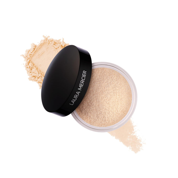 Laura Mercier Translucent Loose Setting Powder, 24HR Shine Control, Infused with Vitamins C + E, Soft Matte Finish, Normal to Oily Skin, 4 Shades for Virtually All Skin Tones, Holiday Gift Set