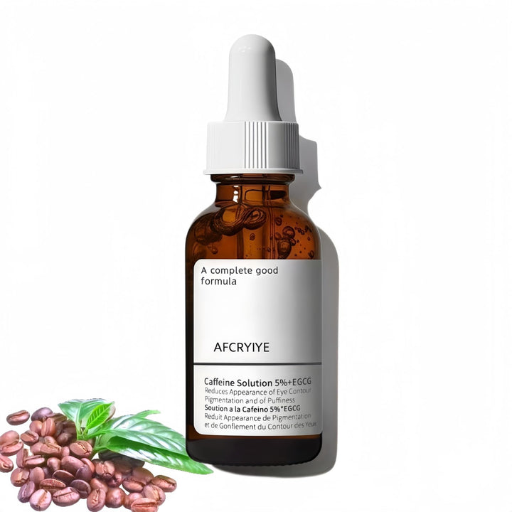New Caffeine Solution 5%+ EGCG, Facial Caffeine Eye Serum, Moisturizing Eye Solution, Can Reduce Dark Circles And Puffiness.Caffeine Under Eye Serum,30(ML)