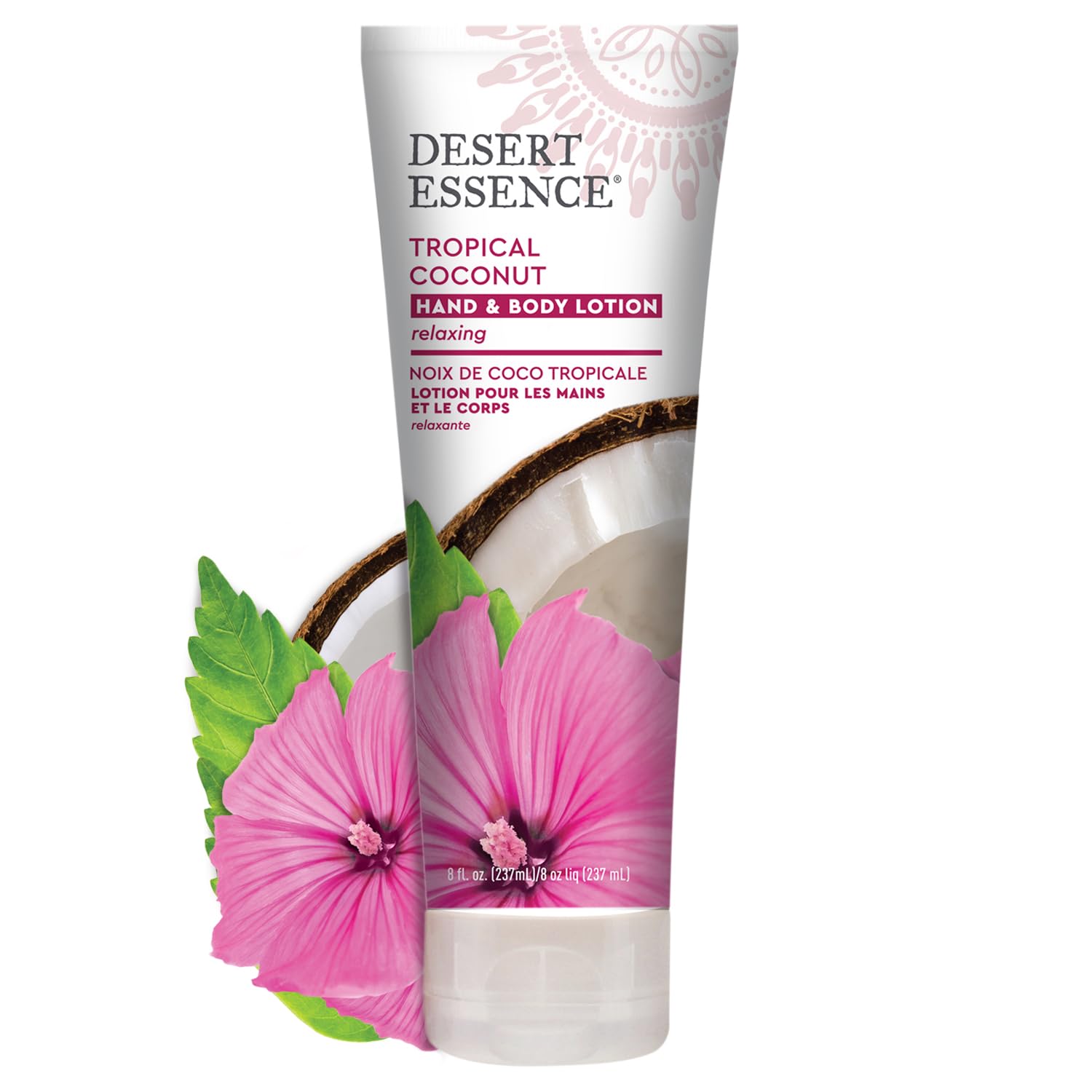 Desert Essence Hand And Body Lotion Tropical Coconut 8 oz