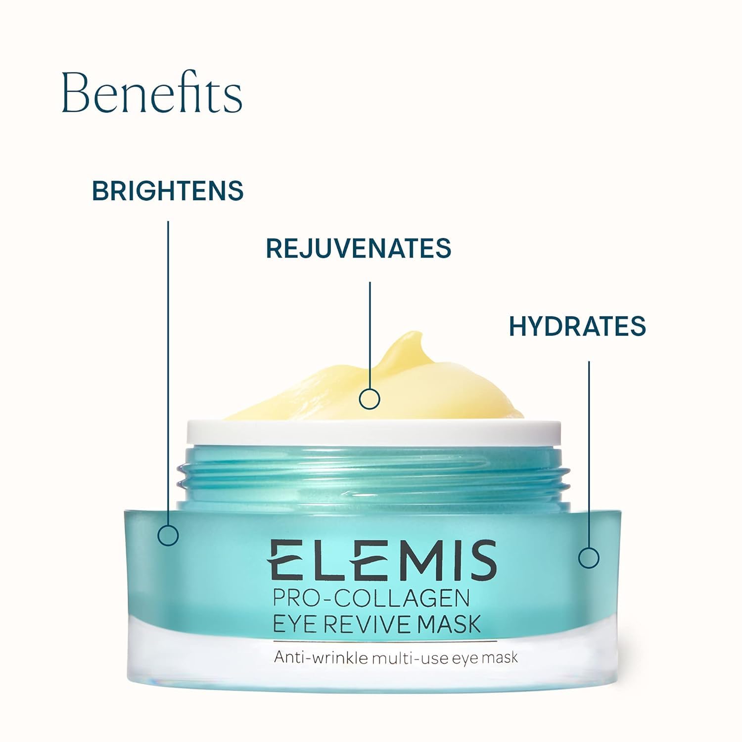 ELEMIS Pro-Collagen Eye Revive Mask | Anti-Wrinkle Multi-Use Treatment Brightens, Rejuvenates, Plumps and Hydrates for a More Youthful Look | 15 mL
