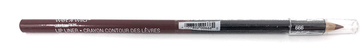 Wet n Wild Color Icon Lip Liner Pencil, Brandy Wine [666] 0.04 oz (Pack of 2)