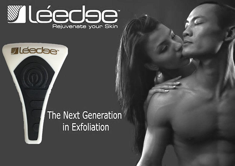 Le Edge Full Body Exfoliator - Black with Gold Print (Limited Edition)