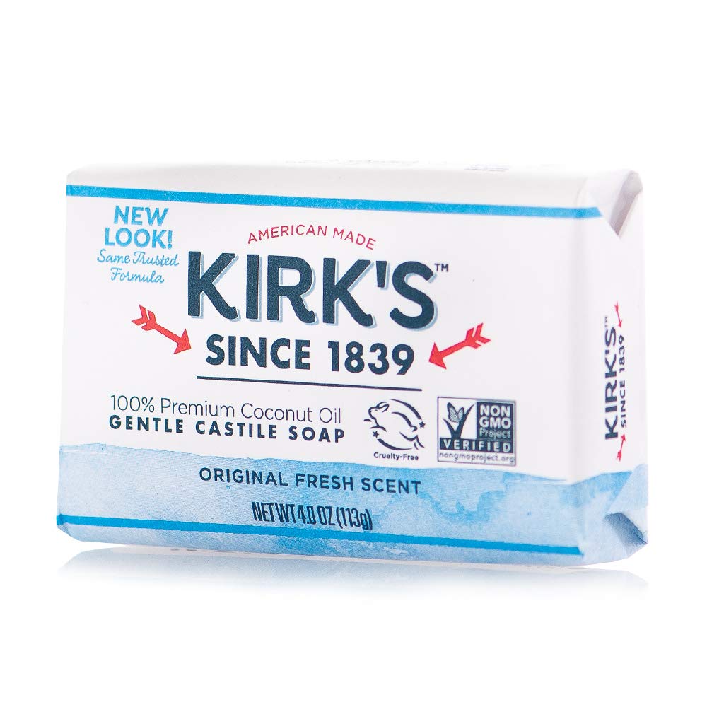 Kirk's Natural Original Castile Soap, 4 Ounce