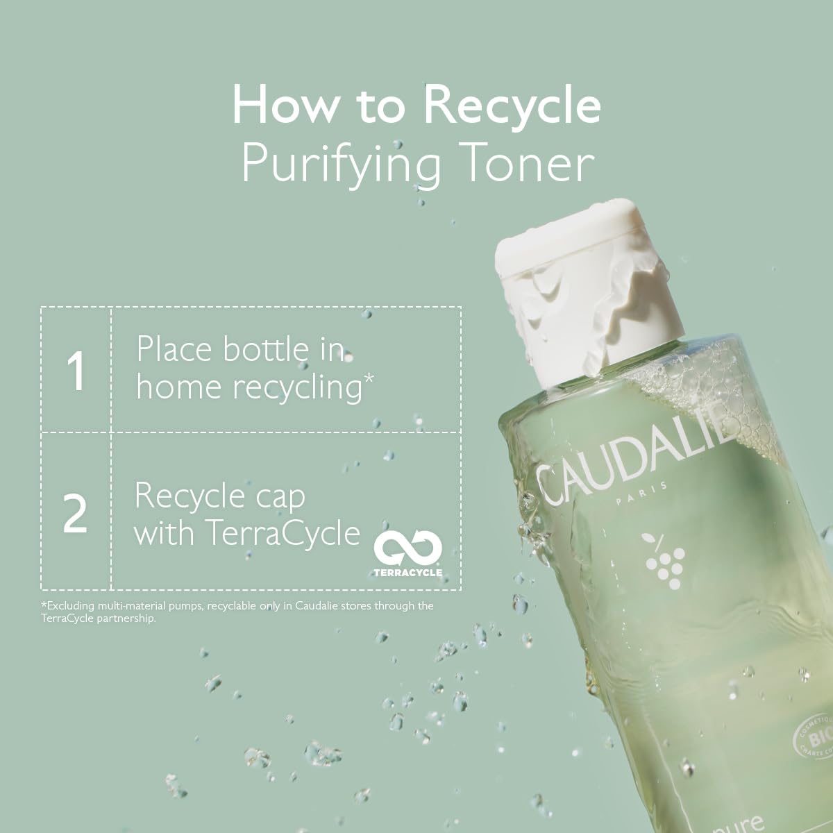 Caudalie Vinopure Natural Salicylic Acid Pore Minimizing Toner, 6.7 Ounce