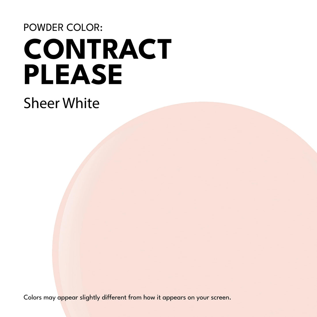 Red Carpet Manicure Colour Dip, Contract Please