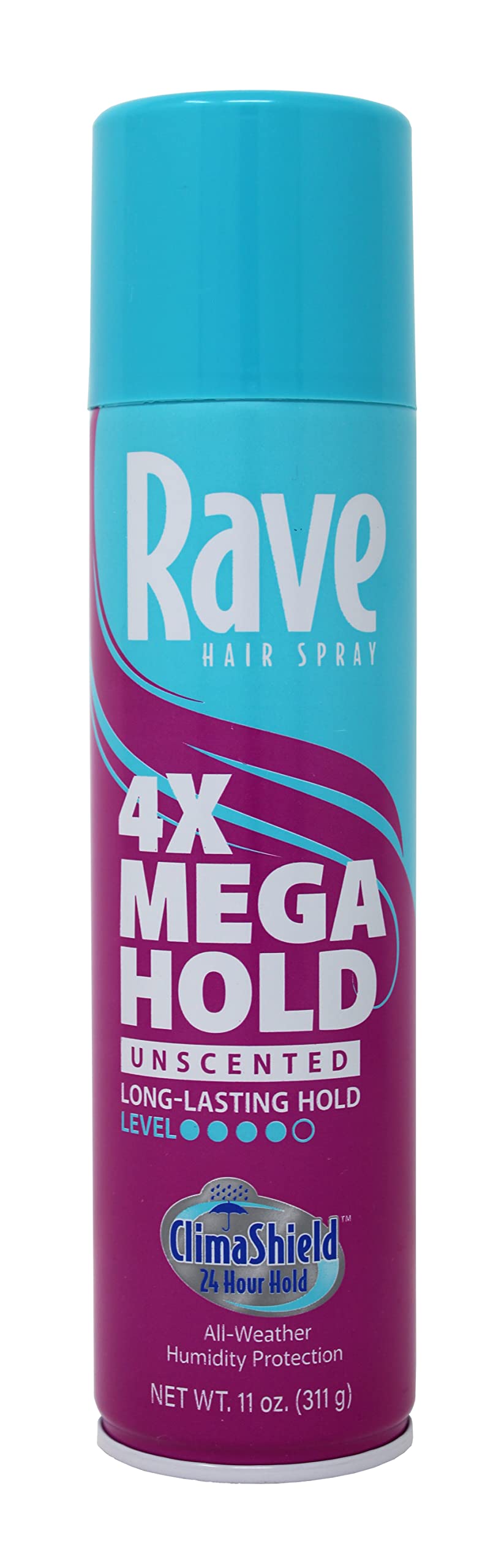 Rave Hs 4x Mega Unscnted Size 11z (PACK OF 2)