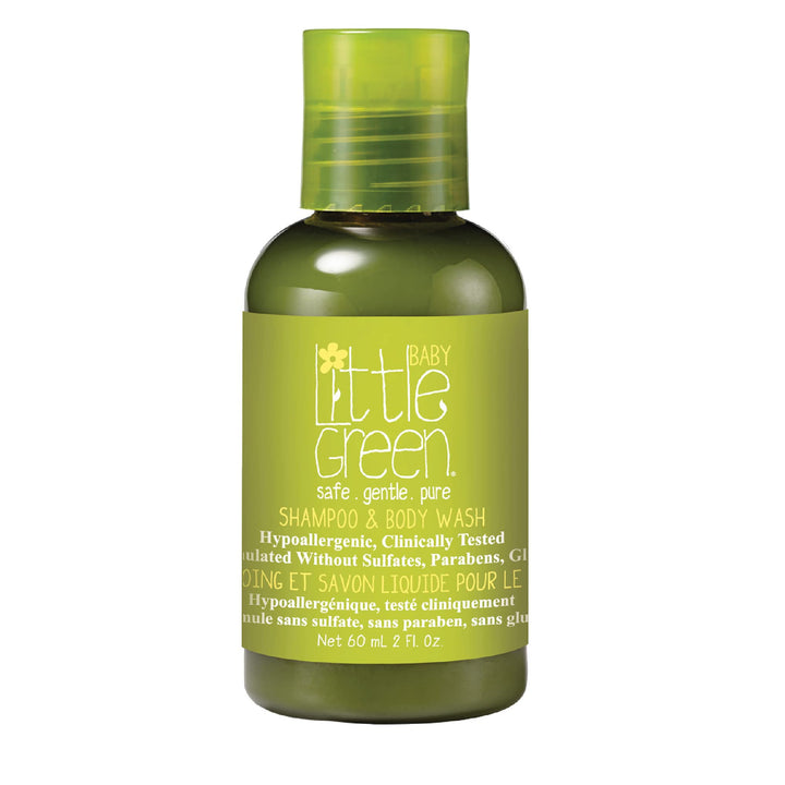 Little Green Baby Shampoo and Body Wash, 60ml