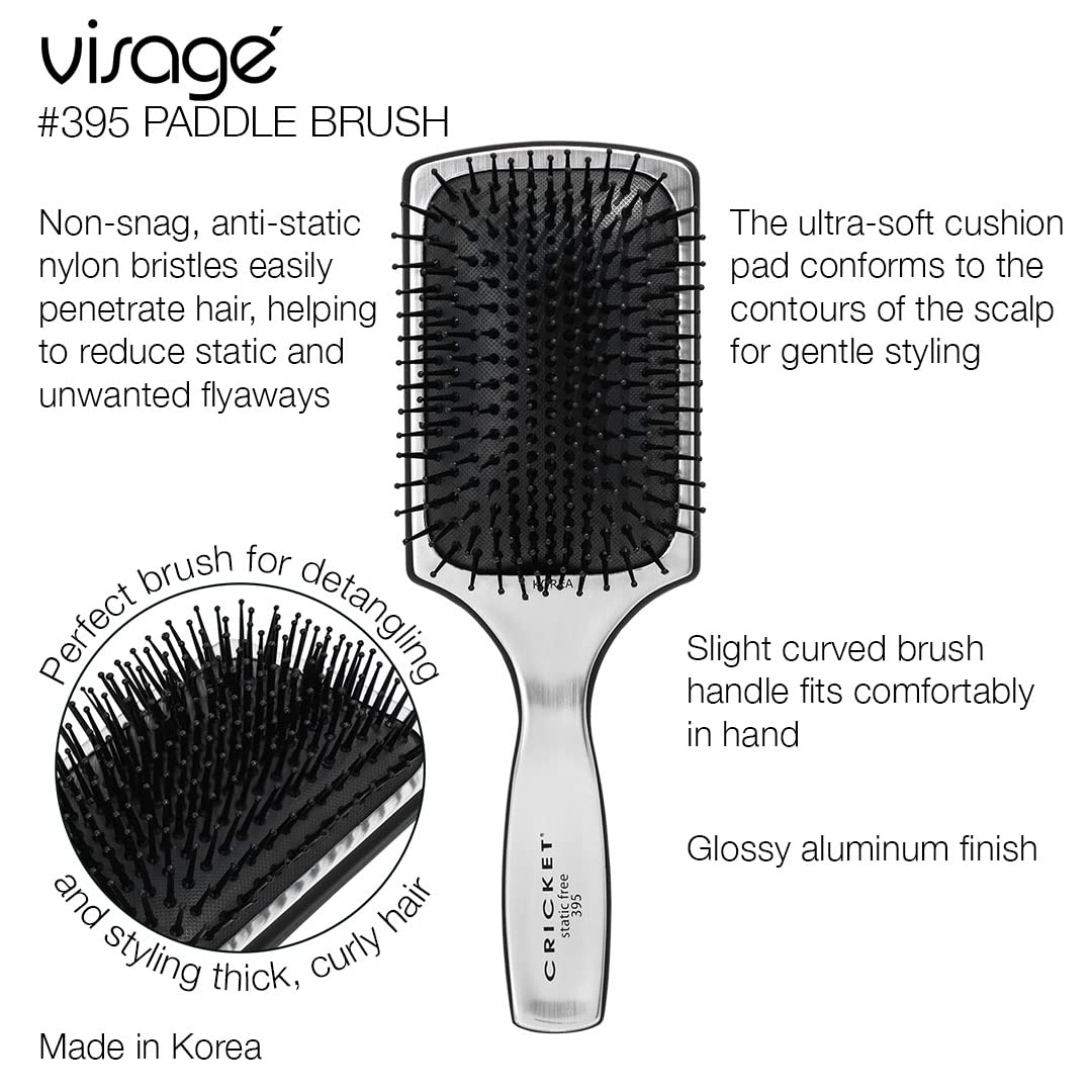 Cricket Visage Static Free Paddle Brush