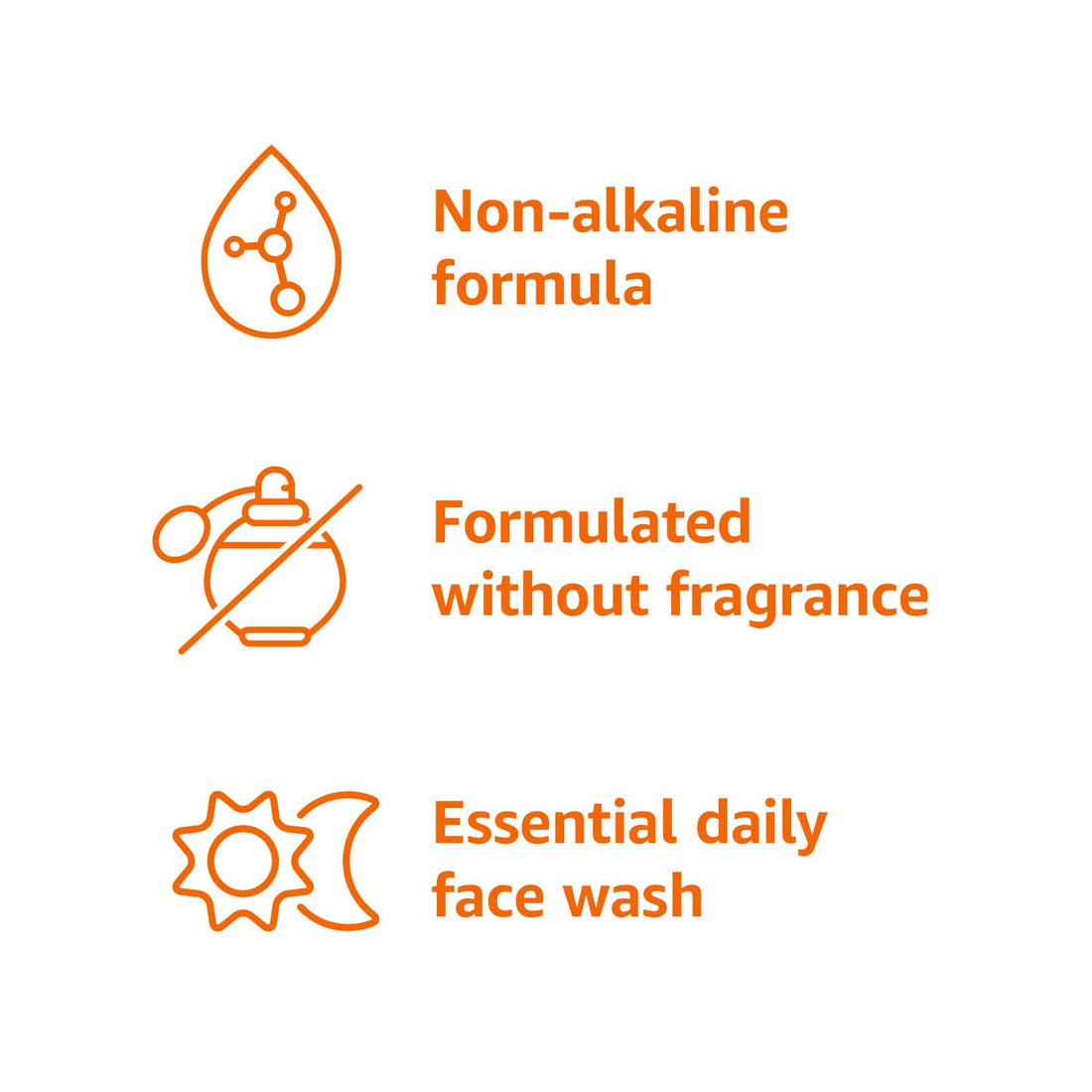 Amazon Basics Daily Facial Cleanser For Gentle Skin, Unscented, 16 Fl Oz (Pack of 1)