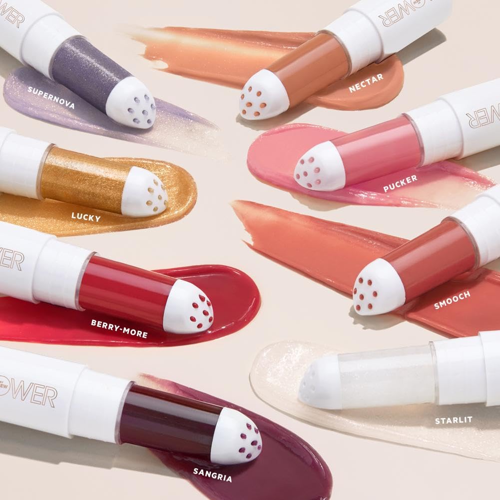 FLOWER BEAUTY Petal Pout Lip Mask | Hydrating Tinted Balm with Mango & Cocoa Butter | Vegan, Cruelty-Free Scented Lips Color | Lucky - Sweet Honey