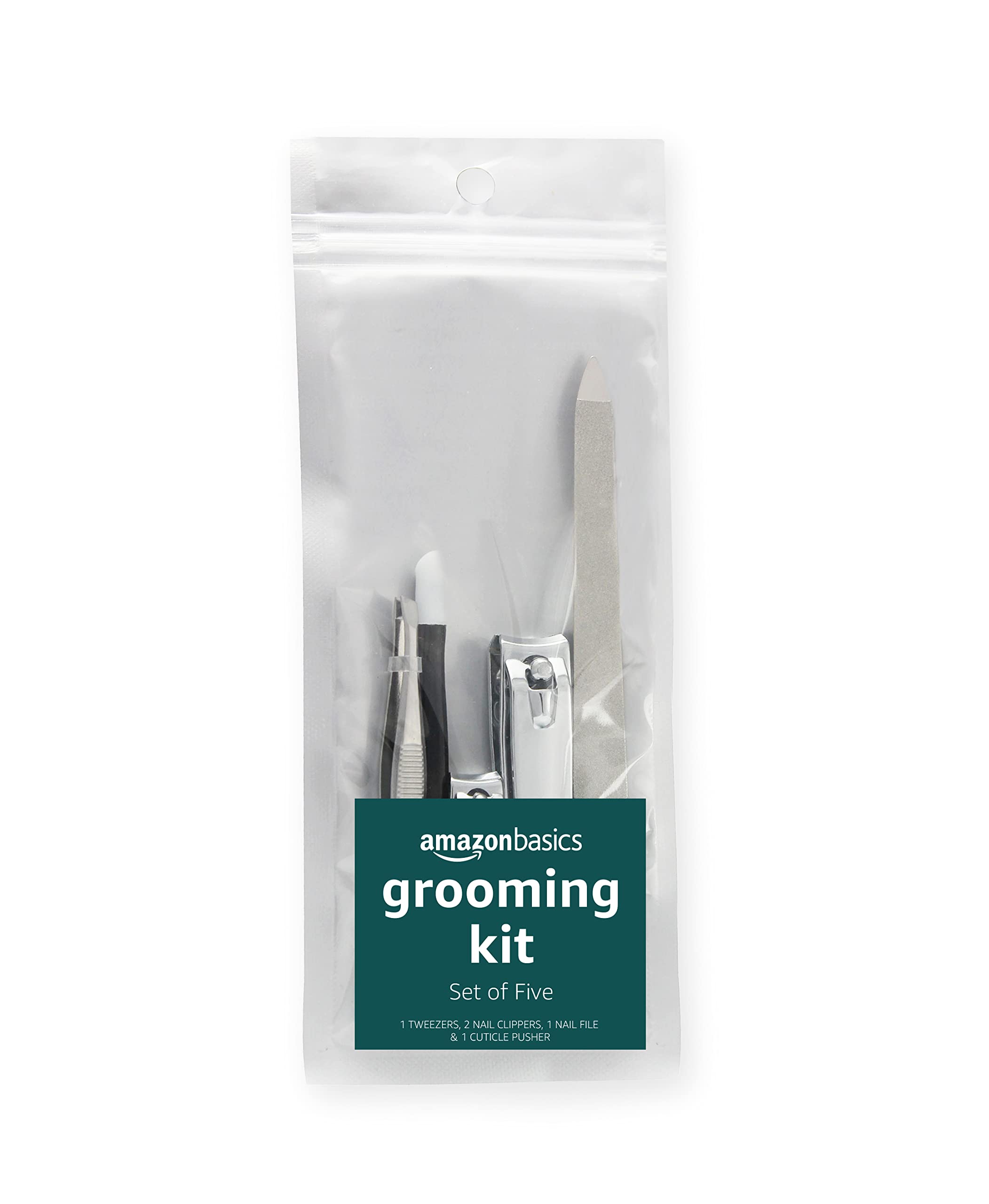 Amazon Basics 5-Piece Basic Grooming Kit