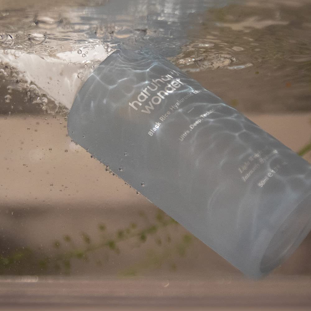 [Haruharu Wonder] Black Rice Hyaluronic Essence 1.6 fl oz (50ml) Fermented Black Rice Hydrating Facial Serum