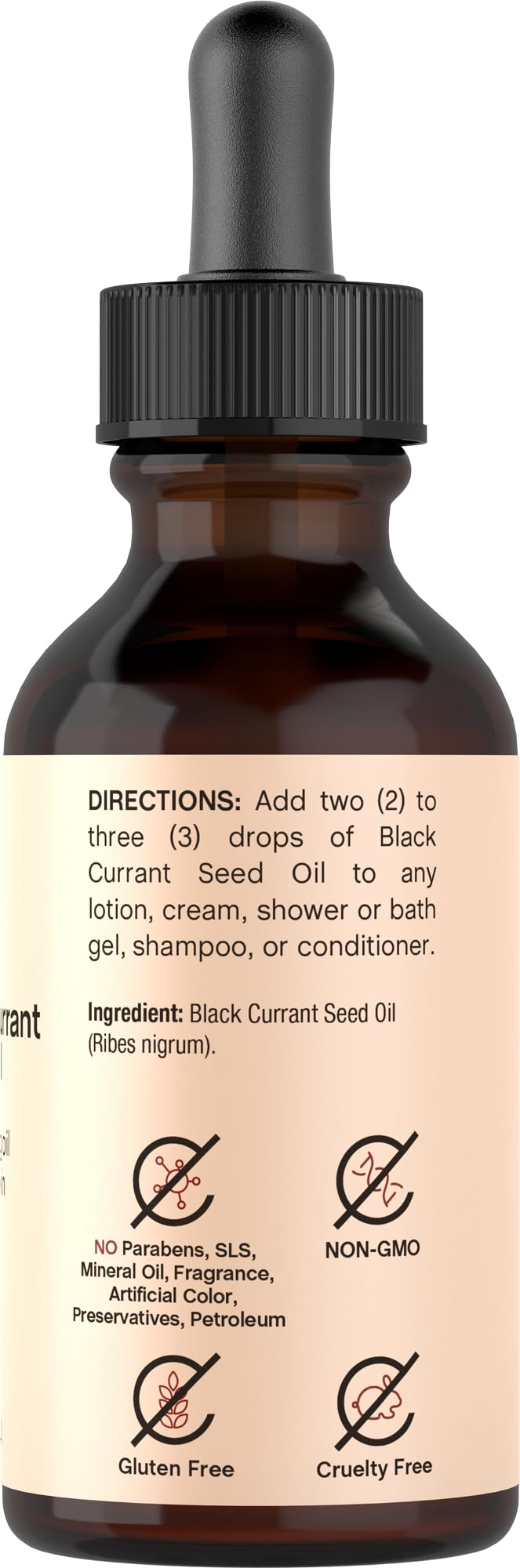 Coera Black Currant Seed Oil | 2 fl oz | Moisturizing Oil for Hair and Skin | Free of Parabens, SLS, & Fragrances