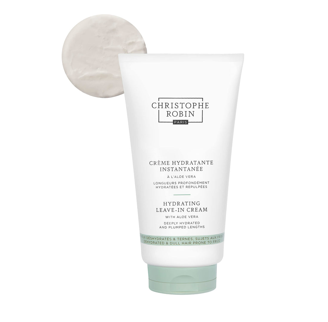 Christophe Robin Hydrating Leave-In Cream With Aloe Vera for Nourishing and Softening Dry Hair - Heat Protecting 5 fl. oz