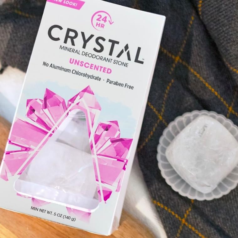 Crystal Deodorants Crystl Body,Rock Deod, 2 pk