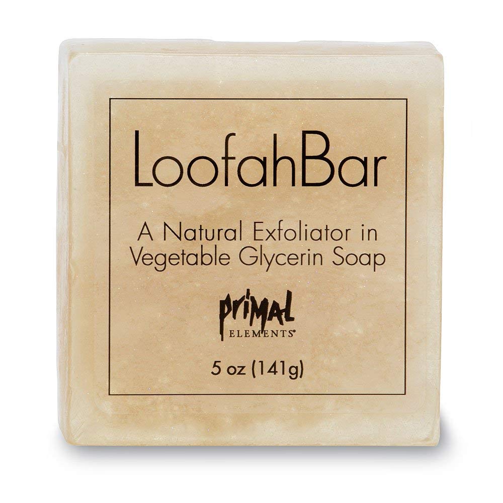 Primal Elements Apricot Island 5.0 Oz. Loofah Glycerin Bar Soap