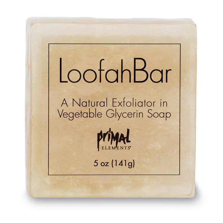 Primal Elements Apricot Island 5.0 Oz. Loofah Glycerin Bar Soap