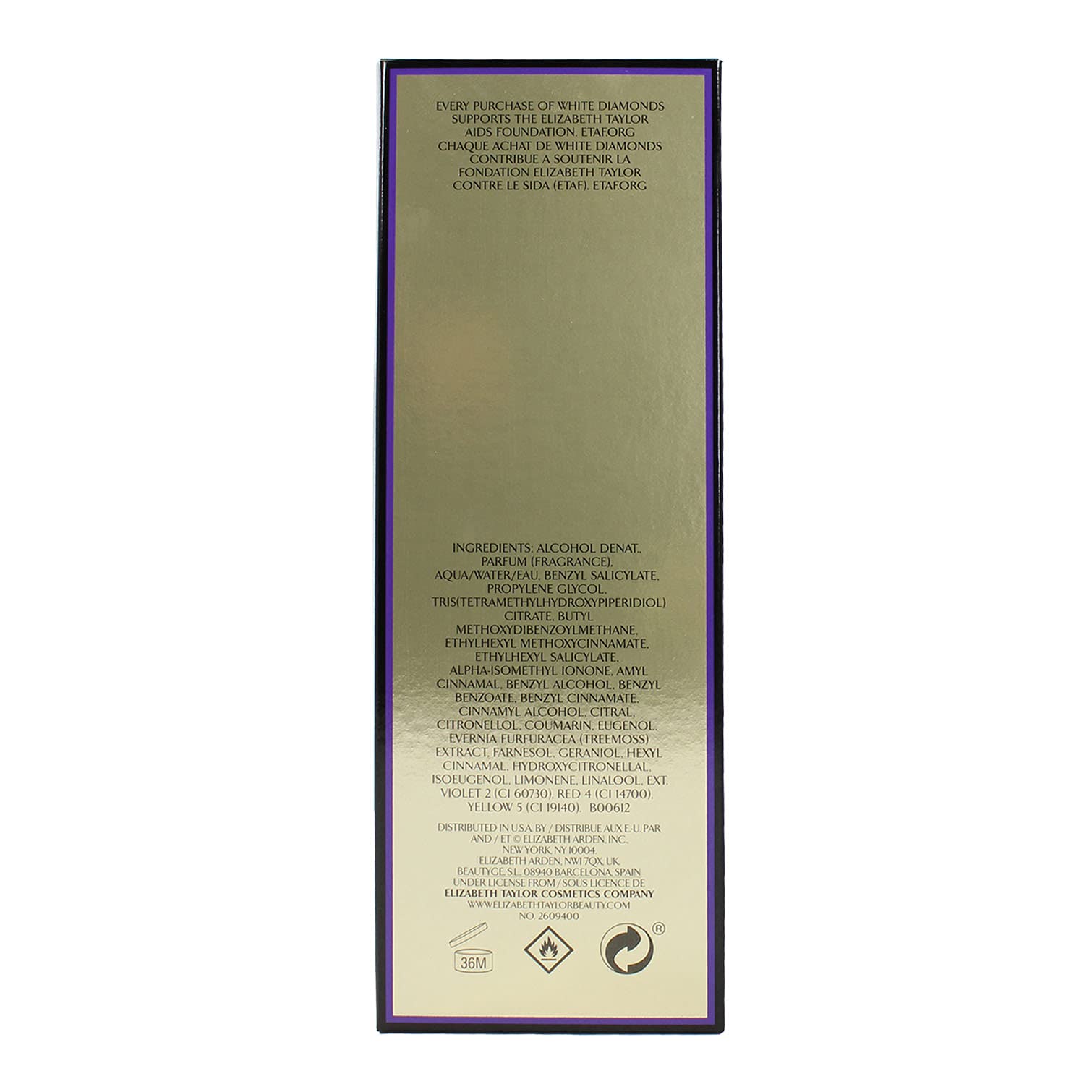 Elizabeth Taylor White Diamonds, 3.3 Fluid Ounce