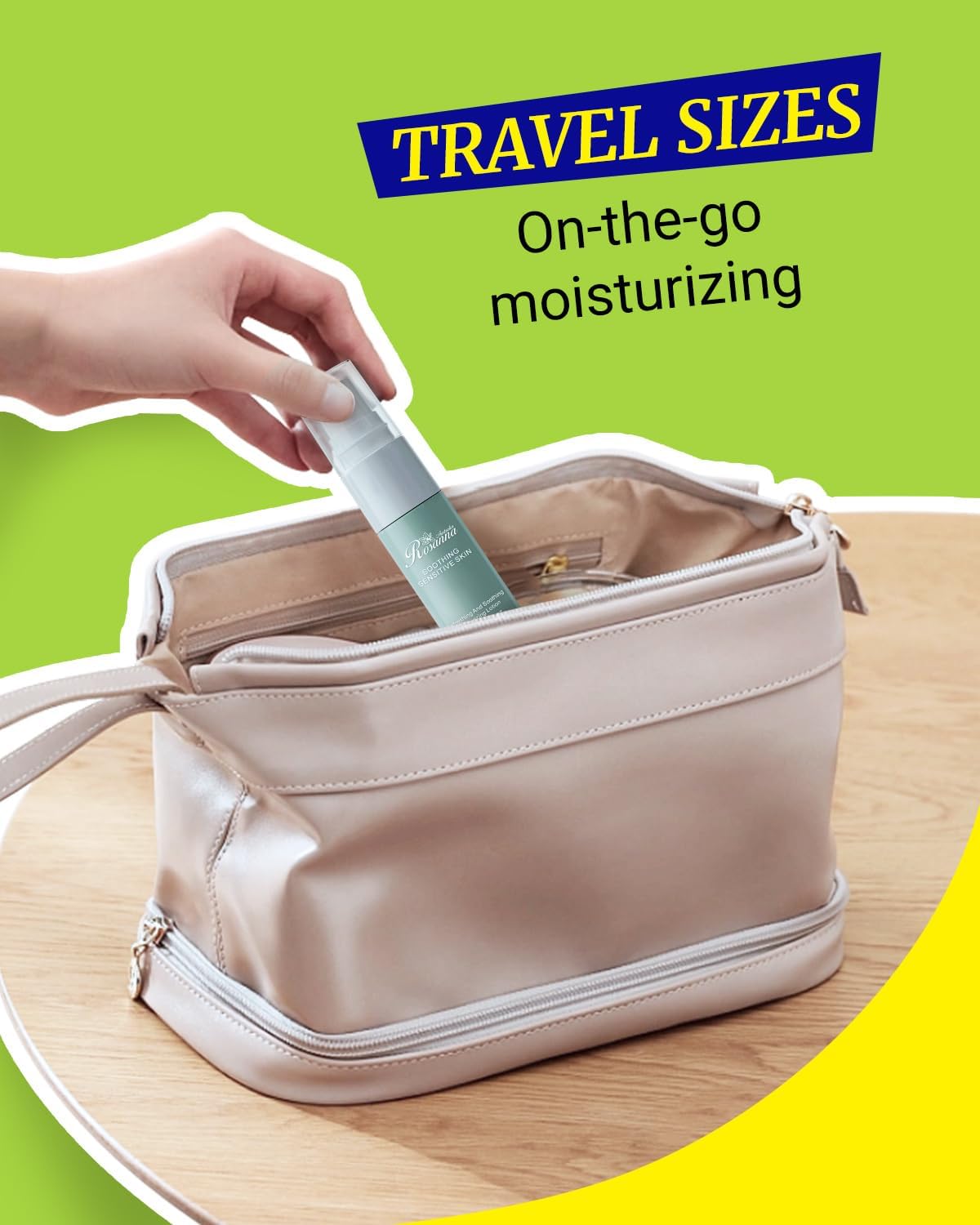 larosanna Travel Size Moisturizing Lotion for Sensitive Skin Made in Australia,Skin Care Ideal for Redness and Dryness Relief,Face Moisturizer with Gentian Root Extract,0.35 fl oz