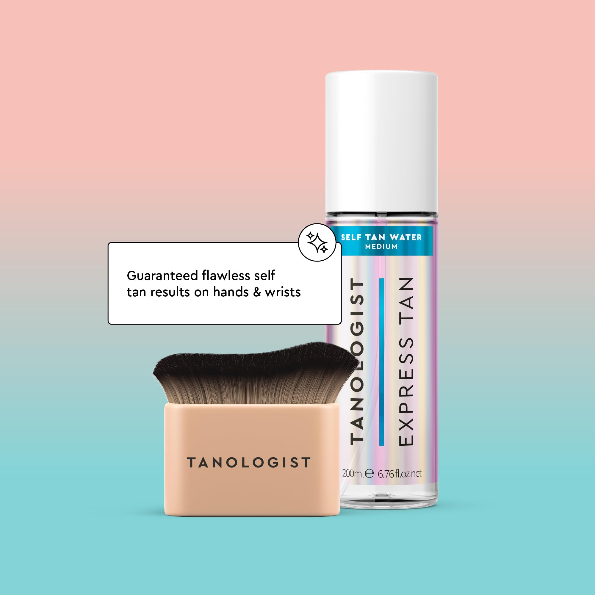 Tanologist KABUKI Face & Body Brush Fake Tan Applicator for an Airbrushed Finish