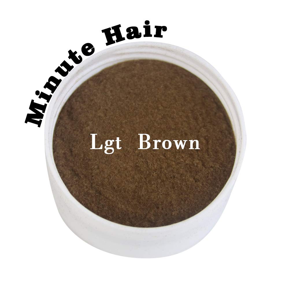 Hair Building Fibers 100 Grams (3.5 oz) Minute Hair Refill Hair Loss Concealer That You Can Use for Your Bottles From Competitors Like Toppik, Xfusion (Light Brown)