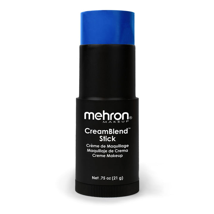 Mehron Makeup CreamBlend Stick (.75 oz) (Blue)