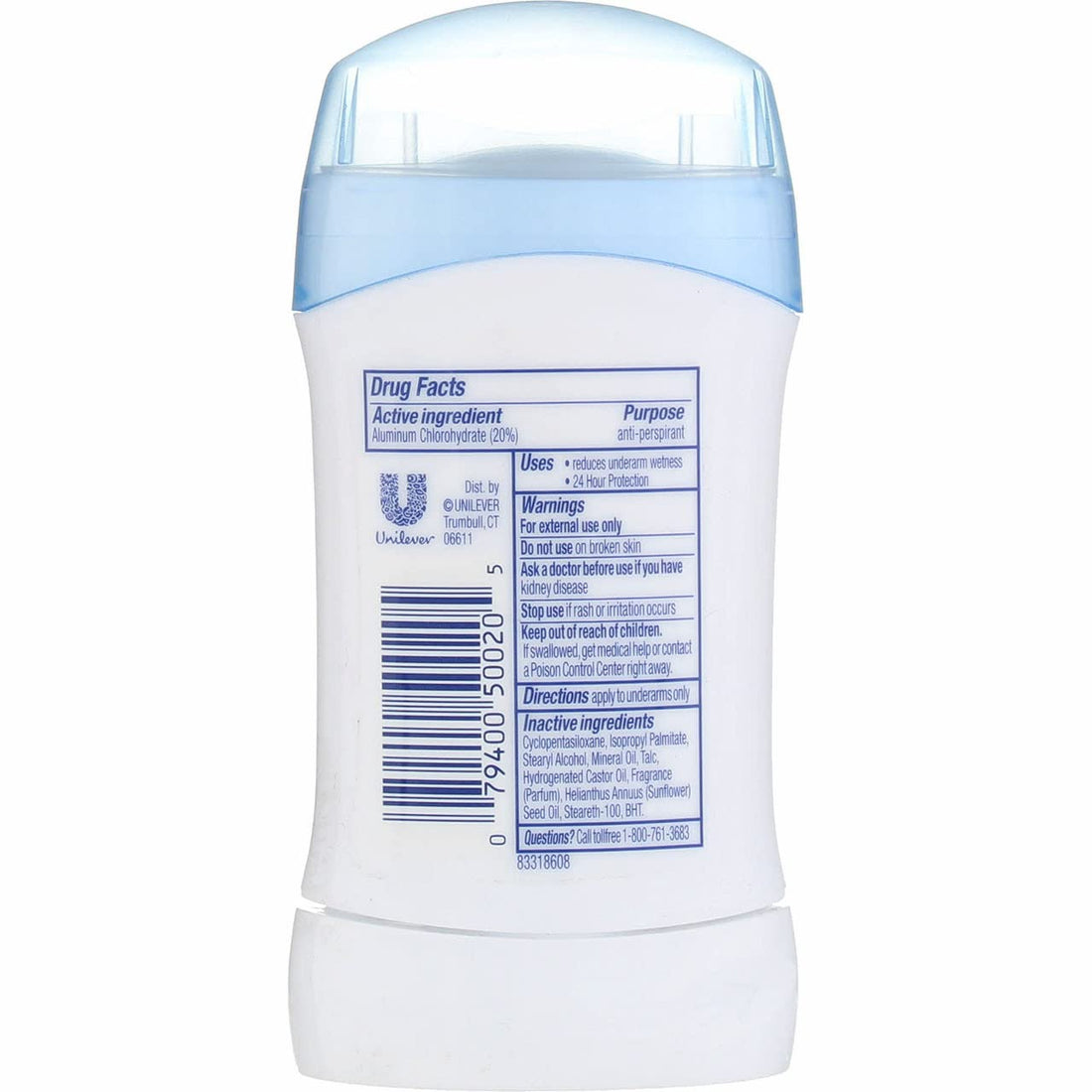 Dove Anti-Perspirant Deodorant Invisible Solid Powder 1.60 oz (Pack of 5)