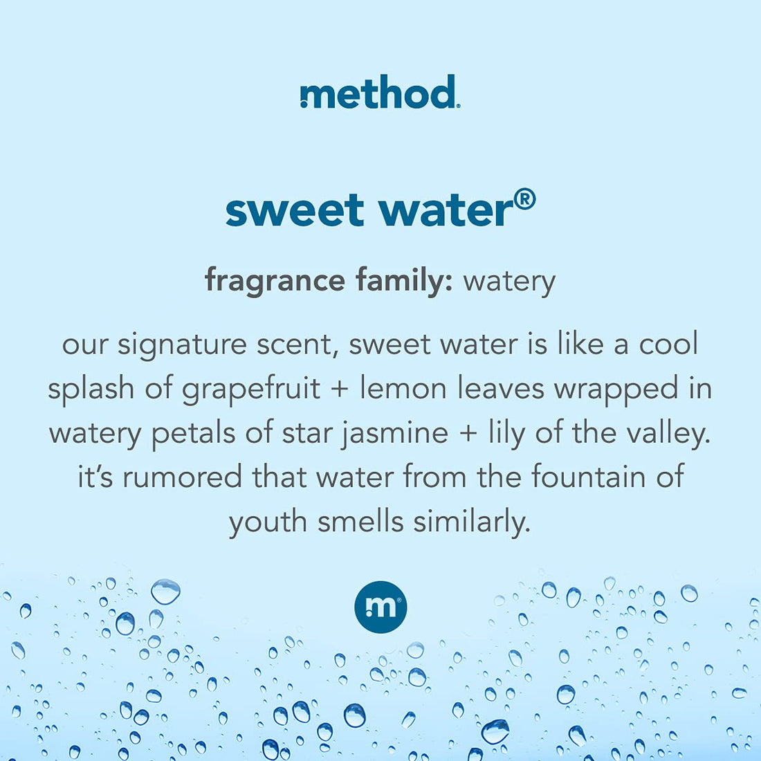 Method Hand Wash, Sweet Water - 12 fl oz