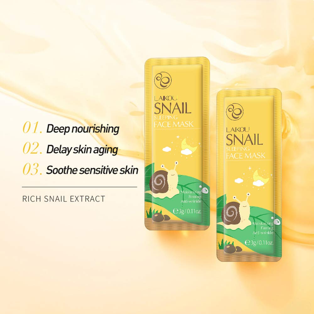 Miescher Snail Extract Skin Treatment Mask - Moisturizing, Hydrating, Brightening, Soothing