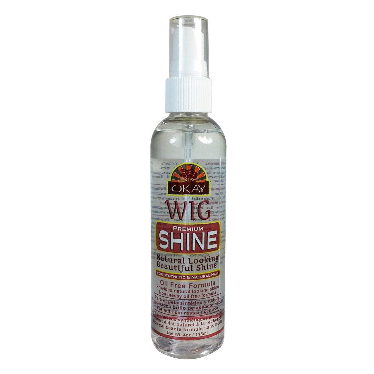 Okay Oil Free Formula Wig Shine, 4 Ounce