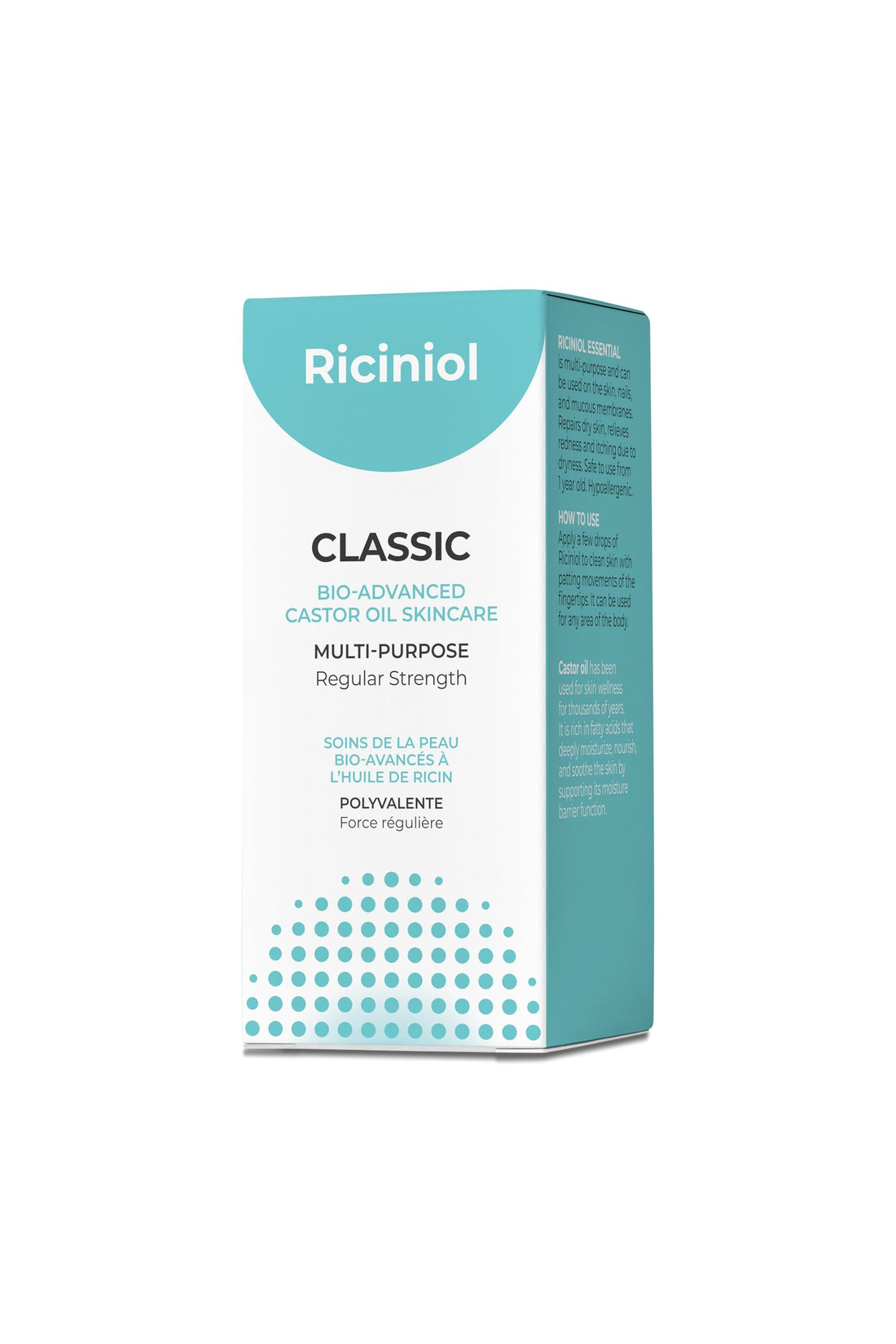 Riciniol Essential (Classic) – Multipurpose Bio-Advanced Castor Oil Ointment with Vitamin C & E, Pure & Natural Hypoallergenic Skincare and Hair Care (30 ml - Pack of 1)