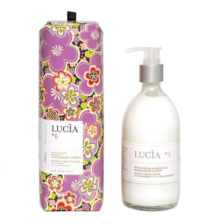Lucia Hand and Body Lotion, Wild Ginger and Fig, 10.1 Ounce