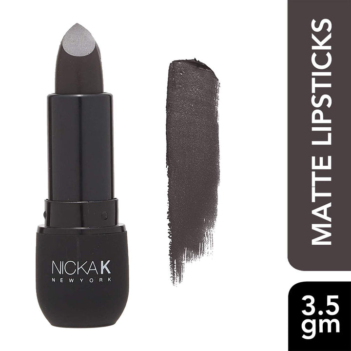 NICKA K Vivid Matte Lipstick NMS07 Black