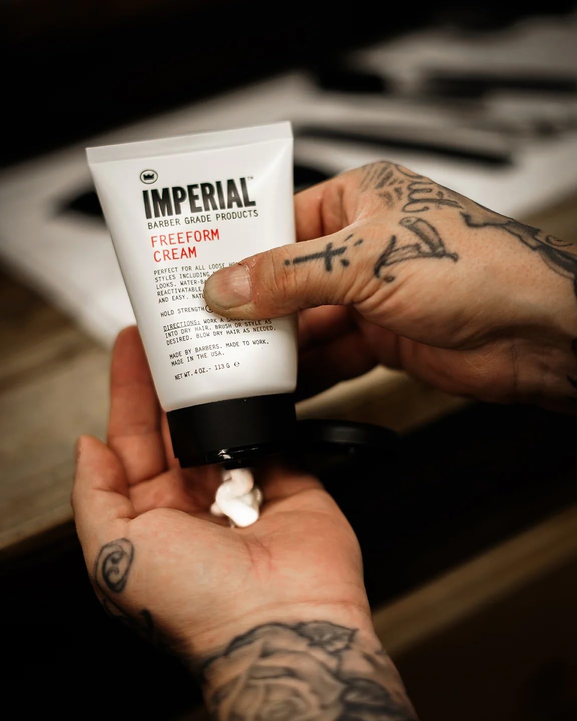 Imperial Barber Freeform Cream, 4 oz.