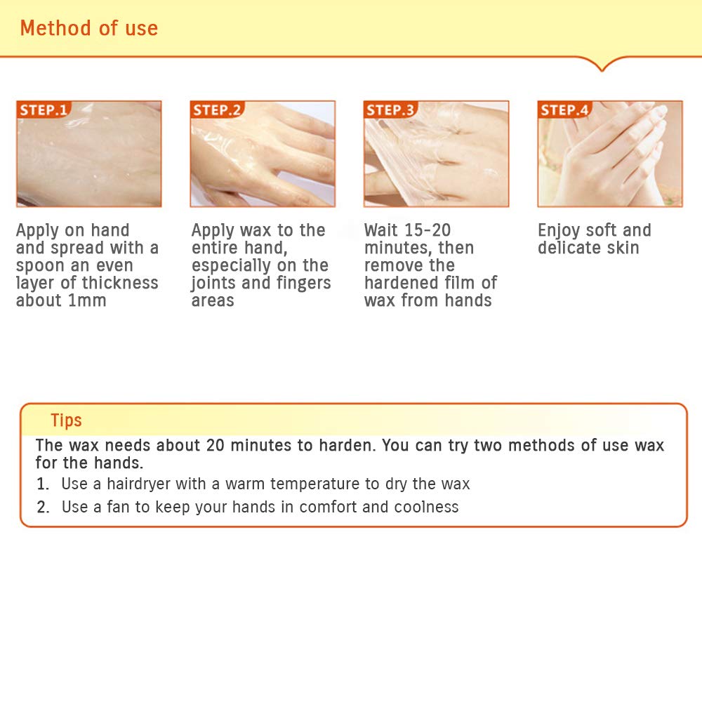 Bioaqua Natural Honey & Milk Hand Wax Moisturizes Soft Skin 170G