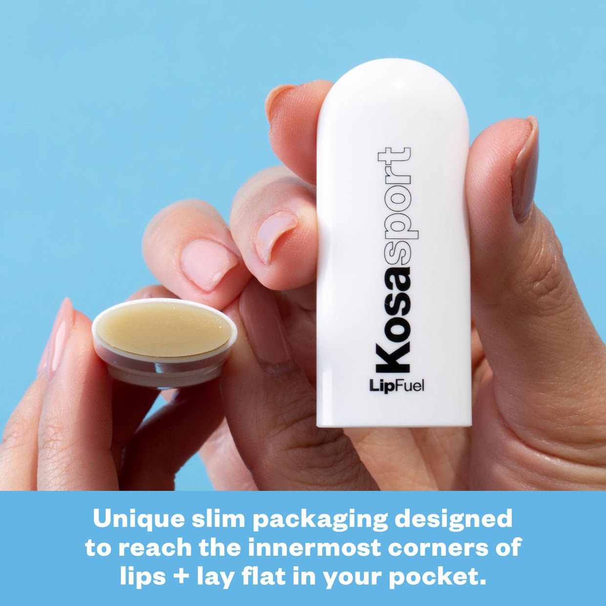 Kosas LipFuel Baseline Universal Clear Hyaluronic Lip Balm 0.17 oz Full Sized