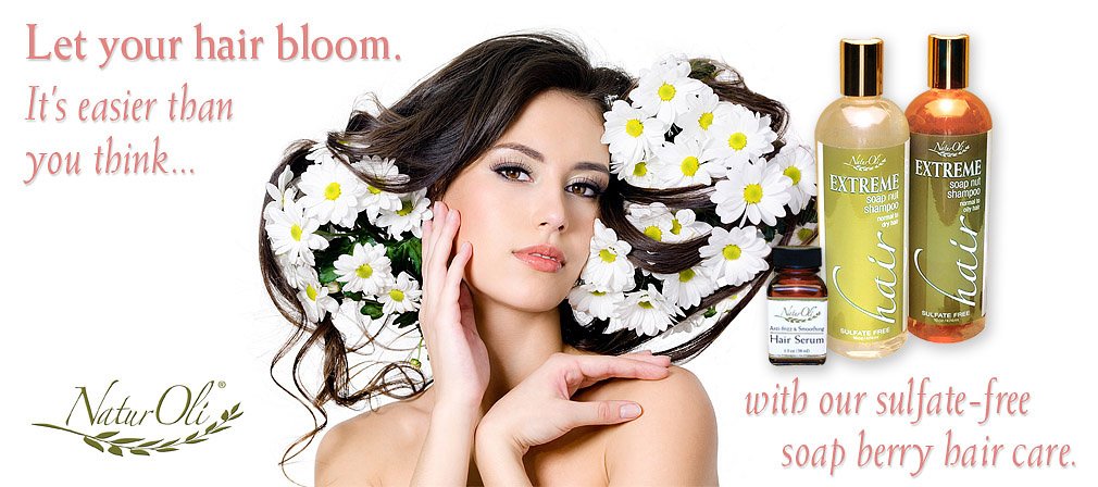 NaturOli Extreme Hair Moisturizing Conditioner with organic Soap Berry Powder! - Gluten Free.