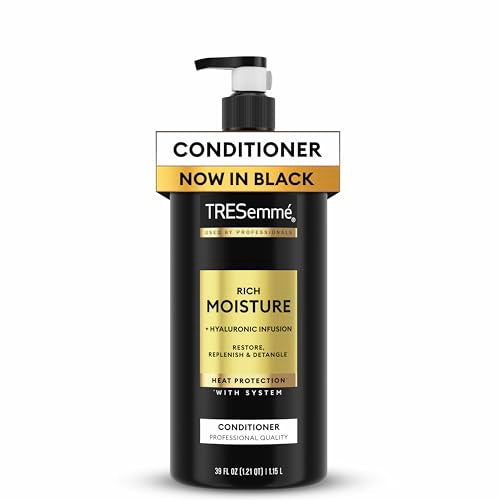 TRESemmé Rich Moisture Moisturizing Conditioner with Pump for Dry Hair Formulated With Pro Style Technology 39 Fl Oz