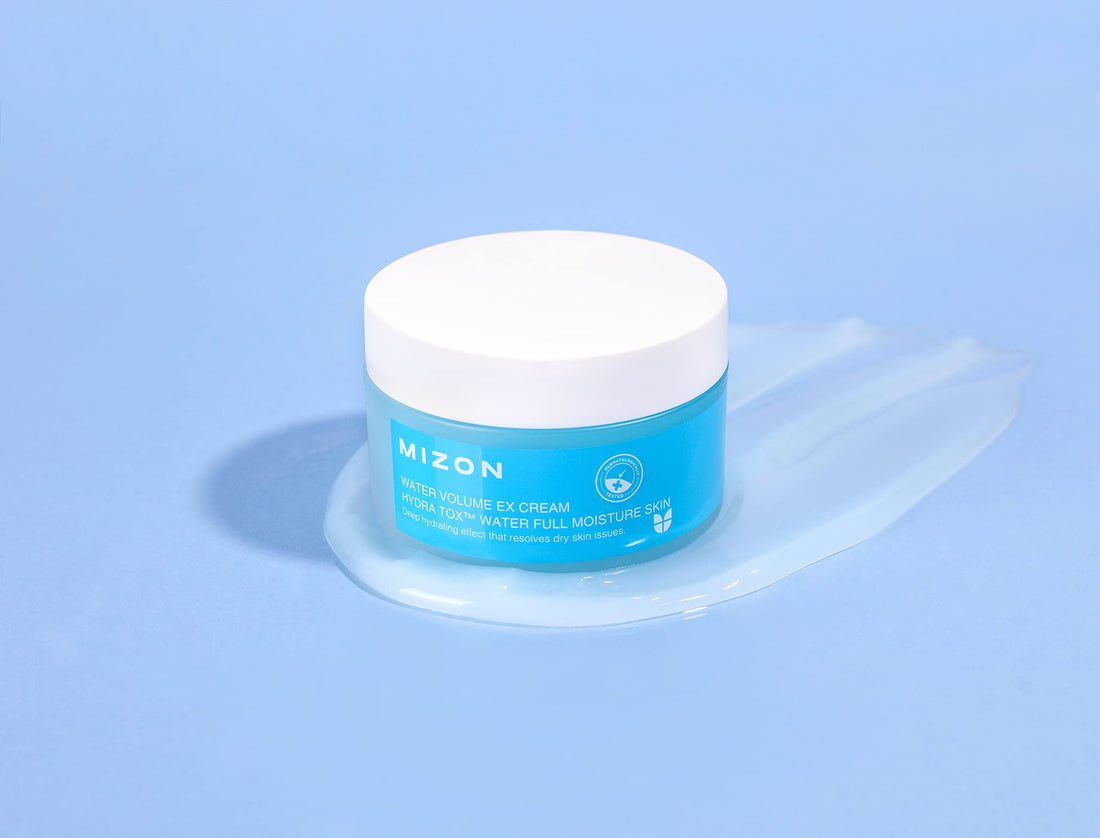 MIZON Water Volume EX Cream, Daily Hydrating Gel Moisturizer for All Skins, Lightweight, Soothing, Brightening, Korean Skincare (230ml, 7.7 fl oz)