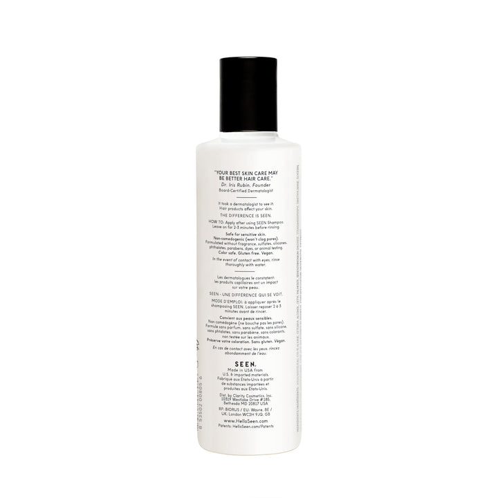 SEEN Conditioner, Fragrance Free - Non-Comedogenic & Sulfate-Free Hair Conditioner- Dermatologist-Developed - Safe for Sensitive, Eczema & Acne Prone Skin